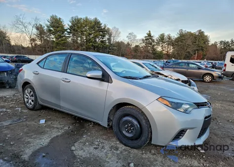 2016 Toyota Corolla L z USA, uszkodzony, nr VIN 2T1BURHE2GC568901